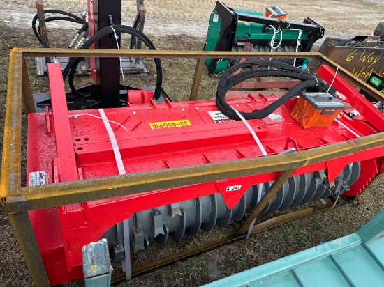 72" Skidsteer Drum Mulcher.