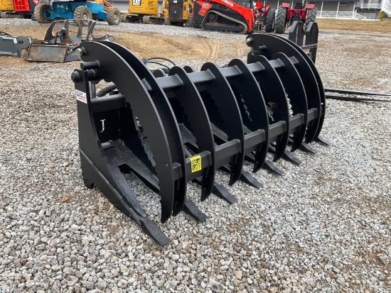 (Inv.52068) New Unused Jenkins 76" Grapple Bucket Skid Loader Attachment