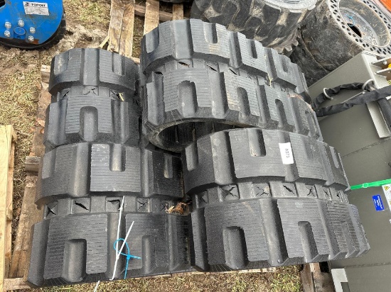 18" Rubber Tracks T450x100c x 48" Unused