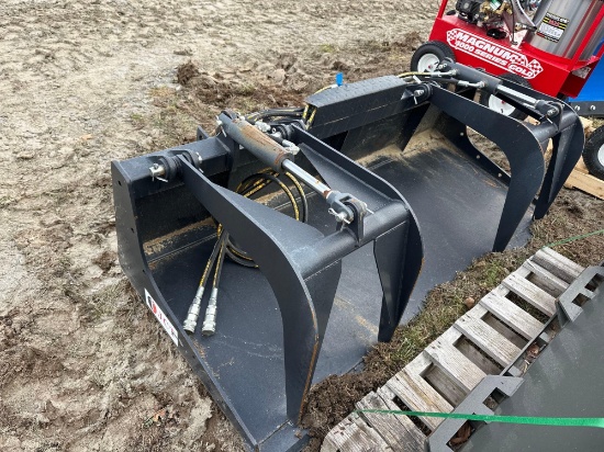 6 Ft Skidsteer Grapple Bucket