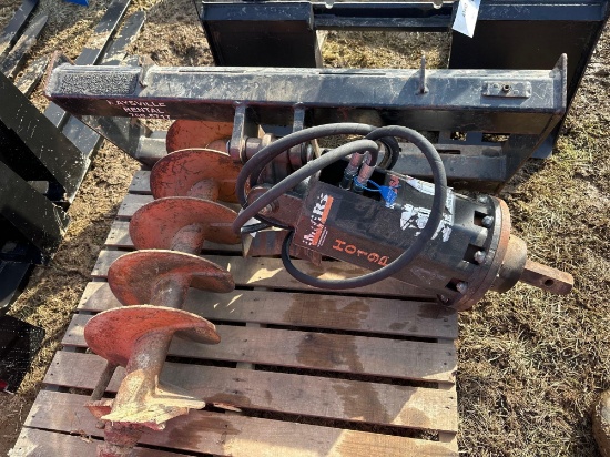 SKIDSTEER AUGER ATTACHMENT W/14"? AUGER