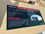 Unused 23ftx22ft Double Garage Metal shell