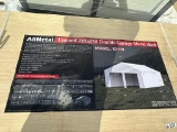 Unused 23ftx22ft Double Garage Metal shed