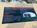 Unused 22 x 23 Double Garage Metal Shed