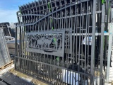 Pair of Entrance Gates ONE IS DAMAGED. SEE PICS