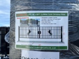 7 ft. x 20 ft. Farm driveway gate set.