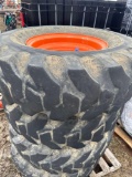 Set of 4 loader tires