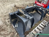 6 Ft Skidsteer Grapple Bucket
