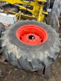 2 Tires with rims. 16.9-24