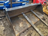 6 FT. SKIDLOADER BUCKET.