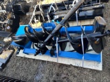 Hydraulic Auger Skid Loader Attachment Set, Includes 8