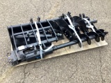 Hydraulic Auger Skid Loader Attachment Set, Includes 8