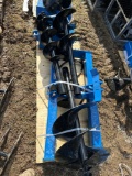 Hydraulic Auger Skid Loader Attachment Set, Includes 8