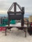 Heavy Duty Hyd. Log Splitter on table. 2 upright cylinders w/knives Power unit sold separate
