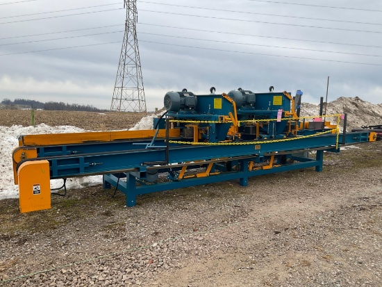 2017 Baker BBR-O-C like new, 2-head resaw w/ return belt, 20hp., 230/460 v motors, Very Good Cond.