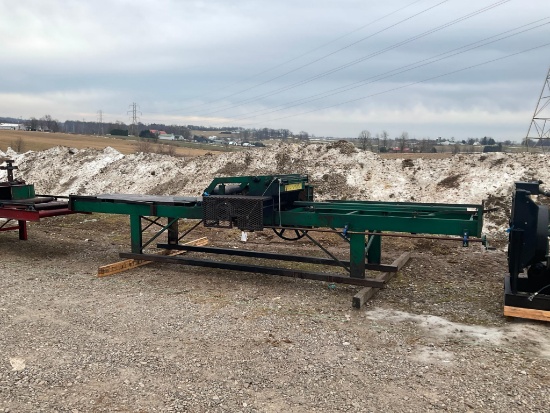 Shop Built Edger 4" x 30" 2-saw edger, 1 moveable saw, no power