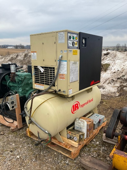 Ingersoll-Rand 10hp Air Compressor, 3-phase, 230 volt
