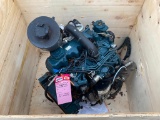 Kubota V3600 Diesel Engine 4 cyl., no fan has flywheel