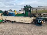 Stutzman pop -up Cut off saw, 14' infeed/10' outfeed, Airstops 3-22