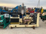 65kW Kohler Genset 3phase 240 NatGas, 6864 hrs., V-8Ford runs good
