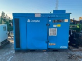 Compair Screw Air Compressor w Enclosure, Mod. L120SR, 120hp, 3ph