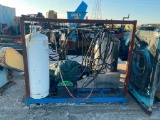 Silver Eagle Steam Pressure Cleaner, propane burner, mounted on steel frame, gas, Kohler motor