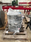Roto Comp B100-2-7 Screw Air Compressor Mounted On Stand Clean Unit