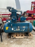 10hp Tank Mount Quincy Air Compressor Elec 3-phase