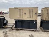 2001 Generac 2000 Series Enclosed w/Fuel Tank 15KVA 4Cyl Diesel