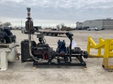 GM 5.7L Frame Mounted Power Unit 3345hrs w/Clutch 15hp Quincy Compressor & 28V DC Charger