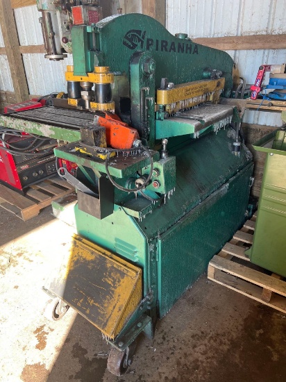 Piranha Iron Worker Punch, Shear, Notch