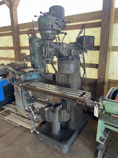 Bridgeport Model J Milling Machine, 220v, 3ph