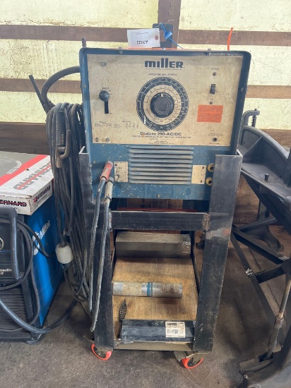 Miller Model 250 Dialarc 250 Stick Welder, 220v, 1ph