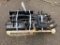 New Unused AGT Model 12EX-ATA Mini Excavator Attachment Set, 9 Attachments