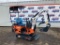 New Unused MIVA Model VA08 Mini Excavator, 13.5 Hp Gas Engine, Dozer Blade, Manual Thumb