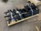 New Unused MIVA 9 Pc Mini Excavator Attachment Set