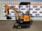 New Unused MIVA Model VA15 Mini Excavator, 13.5 Hp Gas Engine, Dozer Blade, 16