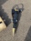 New Unused MIVA Hydraulic Wood Drill Mini Excavator Attachment