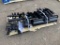 New Unused MIVA 8 Pc Mini Excavator Attachment Set