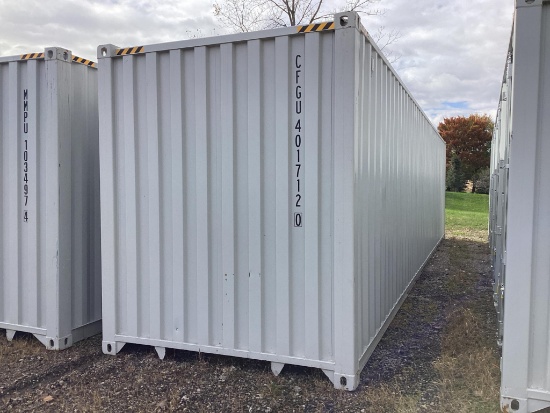 New 1 Trip 40' High Cube Multi Door Shipping Container, 4 Side Opening Doors 1 End Door