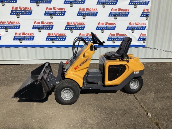 New Unused AGT Model HR230 Loader, 23 Hp Gas Engine, 44" Bucket, Aux. Hydraulics