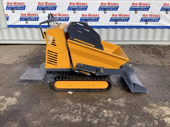 New Unused AGT Model QHT500FL Stand on Self Loading Crawler Dumper, Briggs and Stratton