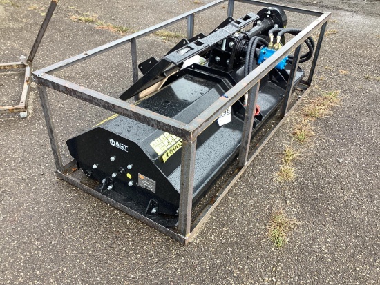 New Unused Mower King Model SSEFGC175 Flail Mower Skid Steer Attachment, 77" Working Width