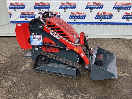 New Unused EGN Model EG360 Tracked Skid Loader, Aux. Hydraulics, 13.5 Gas Engine, 38" Bucket