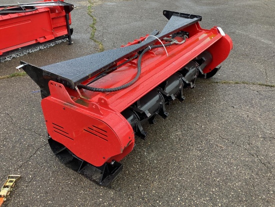 New Unused GIYI Skid Loader Mulcher Attachment, 72" Working Width