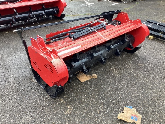 New Unused GIYI Skid Loader Mulcher Attachment, 72" Working Width