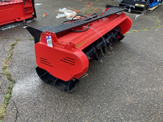 New Unused GIYI Skid Loader Mulcher Attachment, 60" Working Width