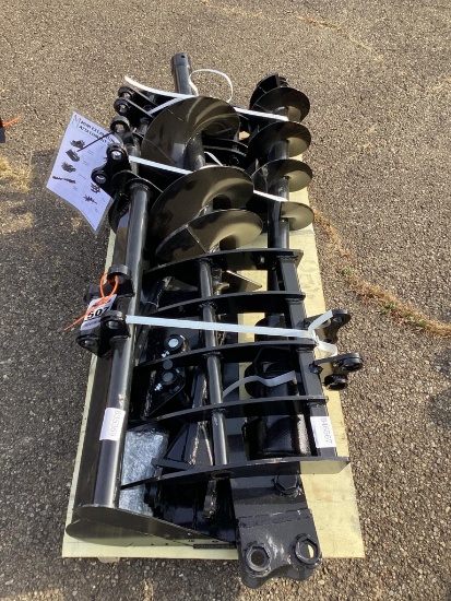 New Unused MIVA 8 Pc. Mini Excavator Attachment Set