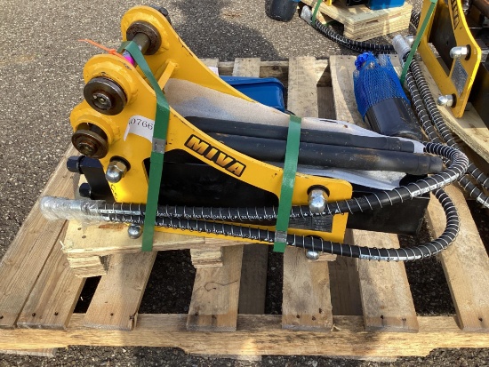 New Unused MIVA Model SB05 Hydraulic Breaker Mini Excavator Attachment