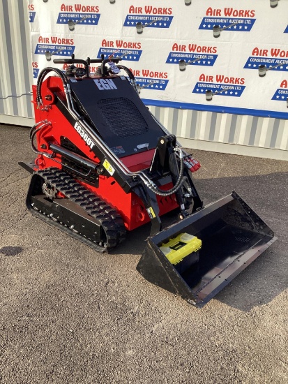New Unused EGN Model EG360T Tracked Mini Skid Loader, 40" Bucket, Aux. Hydraulics, 13.5 Hp Engine